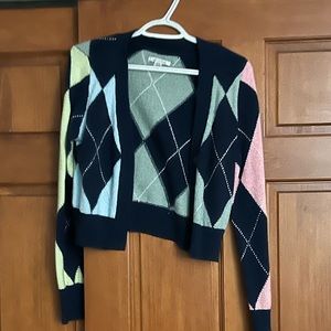 Cropped Sweater Cardigan